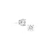 Sterling Silver Cubic Zirconia Round Stud Earring By Crislu