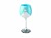 Mud Pie Bride Hand Painted Wine Glass