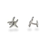 Sterling Silver Starfish Cufflinks