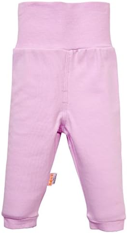 5011 Baby Colthes Brand Unisex High Waisted Trousers 100% Cotton (90/24M, Pink)