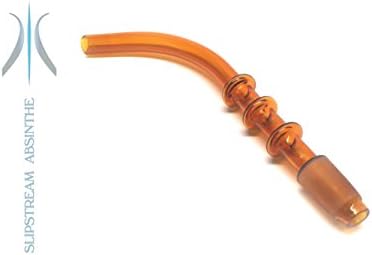 1 (Amber) Colored Straw for SLIPSTREAM Absinthe Fountain Glass Pipe