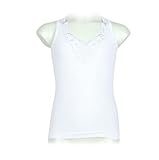 Donella Girls Shirts (Pack Of 5), Underwear Camisole Vest Nightgown Children, White