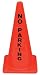Easy-to-read black letters on our orange cones...These message cones may be used alone or in combination with our Cone Signs".