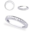 Fabulous 1/4 CTW Diamond Band 14 KT White Gold Ring