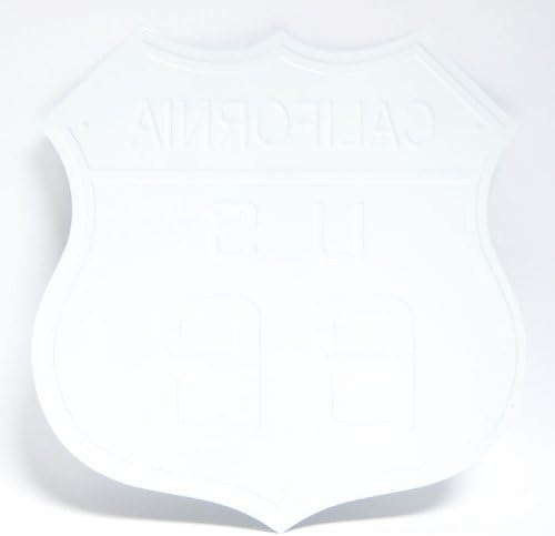 New Mexico US 66, Highway Shield Metal Tin Sign, Embossed Tag, Size 9.5" X 9.5"