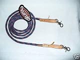 Weaver barrel reins navy blue burgundy horse pony tack
