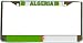 Algeria Algerian Flag Chrome License Plate Frame Holder