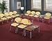 Waiting Room Table and Chairs Set - 15 Piece Europa Series