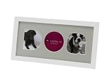 Kitchen & Housewares : Present Time Photo Frame, Dog Letters, White