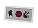Present Time Photo Frame, Dog Letters, White