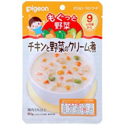 ピジョン ベビーフード もぐっと野菜 チキンと野菜のクリーム煮 80g 9ヶ月頃から