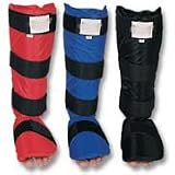 ultra light shinguard with step in nylone for sparring