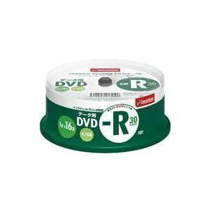 Imation DVD-R PCデータ用 4.7GB 1-16X インクジェットプリンタ対応ホワイトレーベル DVD-R4.7PWBX30SL