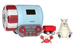 Disney Club Penguin Vehicle Set Herberts Drill with Herbert P. Bear, Esquire Mini Figure Includes Coin with Code!