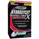 Hydroxycut Hardcore Ignition Stix 2.7g Blue Raspberry, 40 pk, 7 ounces Box
