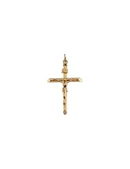 34.00x24.00 mm Crucifix Cross Pendant in Yellow Gold Filled