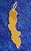 Pendant in the shape of Sweden, 14k Yellow gold with cut-diamond 0.01ct 585