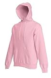 Sweatshirt * Hooded Sweat * Fruit of the Loom rosa,S