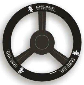 Chicago White Sox Leather Steering Wheel Cover