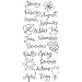 Karen Foster Clear Stickers 5-inch by 13-inch,-Months of the Year