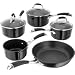 Stellar 3000 Induction Black 5 Piece Saucepan Set (CL SC31B)