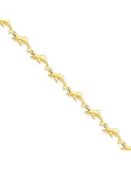 14K Dolphin Bracelet