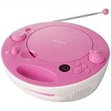 Sony CD Boombox with Digital AM/FM Tuner (Pink)