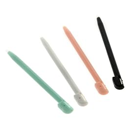 GTMax 4pcs color-Stylus+2pc-LCD Screen Protector+Car Charger For Nintendo DS Lite