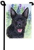 Australian Kelpie - Garden Flag By Suzanne Staines