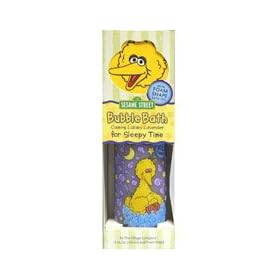 Sesame Street Bubble Bath - Calming Lullaby Lavender for Sleepy Time Wiith Foam Shape Bath TOY - BIG Bird