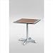 Euro Style Wood Dining Table Sheldon Aluminum Table (Style: Teak/Aluminum)