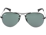 New Ray Ban RB3449 002 71 Black Green 59 14 135mm Suglasses