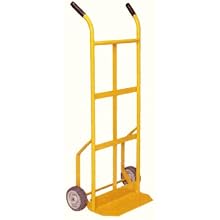 SPG Gillis/Jarke Steel Hand Truck with Dual Handle, Semi Pneumatic Wheels, 500 lbs Load Capacity, 15-13/16" Width X 10" Depth
