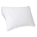 HealthGuard FDA/Health Canada Registered Premium Cotton Terry Waterproof Hypoallergenic Pillow Protector, Queen, White