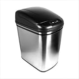 6 Gallon Stainless Steel Infrared Trash Can by Nine Stars USA