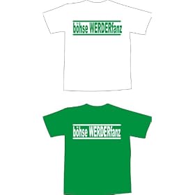 T-Shirt t043 En col�re Werder-Fanz blanc nouveau M - Imprimer Envoyer