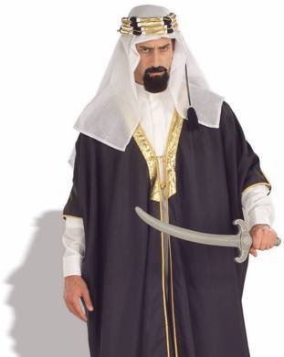  Mens Halloween Costumes Arab Iron Sheik Ayatollah Wrestler Robe Costume Theme Party Outfit