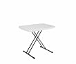 Lifetime Personal Table with 30-by-20-Inch Molded Top, White