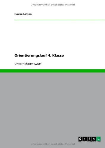 Orientierungslauf 4. Klasse (German Edition)