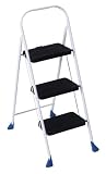 Tools & Hardware : Safety 1st Simplicity Three-Step Steel Step Stool, White #11-513WBL