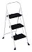 Safety 1st 11513WBL Simplicity Three-Step Steel Step Stool, White