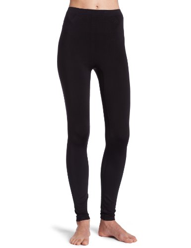 Duofold Womens Midweight Seamless Ankle Length Bottom,Black,Large/X-Large