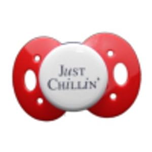 Buy Lots to Say Baby Pacifier- Just Chillin-Red by Lots 2 Say Baby now!