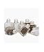 8 MINI SQUARE SHAKERS - SET OF 8 SQUARE SALT AND PEPPERS SHAKERS
