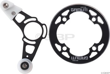 Click here to buy Gamut Chainguide P20 34t Poly ISCG 104bcd black by Gamut.