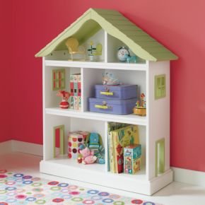 Kids Bookcases Kids White Dollhouse Shaped Bookcase