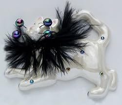 Whimsiclay Luz Cat Magnet