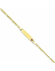 14K Gold Medical Jewelry Bracelet 7 Inches