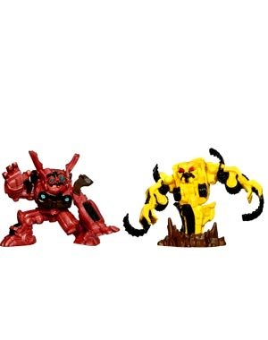 Transformers 2: Revenge of the Fallen Movie Robot Heroes 2-Pack Rampage Vs. Mudflap