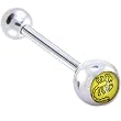 Zodiac Sign Scorpio Sign Logo Barbell Tongue Ring